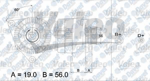 VALEO 43626 Far Sag Xenon Passat 05>  D1s H7